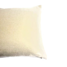 Load image into Gallery viewer, F. Schumacher Sophia Velvet in Champagne Lumbar Pillow Cover - 12.5" x 20" Solid Shimmer Beige Rectangle Cushion Case