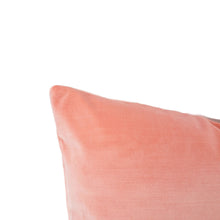Load image into Gallery viewer, Kate Spade Light Bubble Gum Pink Velvet Pillow Cover - 20" x 20" Calmative in Persimmon Accent Cushion Case
