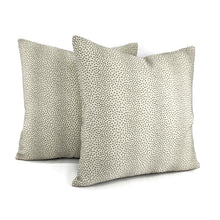 Load image into Gallery viewer, Kravet Chenille Speckle Gray Dots Pillow Cover- 20" x 20" Kravet 34710.8 Cushion Case