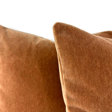 Load image into Gallery viewer, Kerry Joyce SCALA in Sepia Mohair Velvet Pillow Cover - 20" x 20"