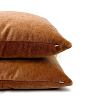 Load image into Gallery viewer, Kerry Joyce SCALA in Sepia Mohair Velvet Pillow Cover - 20" x 20"