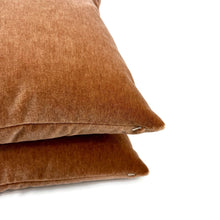 Load image into Gallery viewer, Kerry Joyce SCALA in Sepia Mohair Velvet Pillow Cover - 20" x 20"