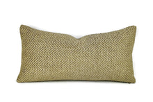 Load image into Gallery viewer, GP & J Baker GLANVILLE in Teal Lumbar Pillow Cover - 10" x 20" Teal and Gray Geometric Weave Rectangle Cushion Case