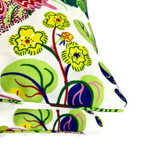 Load image into Gallery viewer, Schumacher EXOTIC BUTTERFLY in Sprint w/ Self-welt Pillow Cover - 20" x 20" Bright and Colorful Indoor/Outdoor Pillow in Pink, Blue & Green