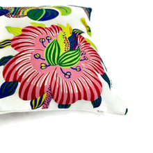 Load image into Gallery viewer, Schumacher EXOTIC BUTTERFLY in Sprint w/ Self-welt Pillow Cover - 14" x 22" Bright and Colorful Indoor/Outdoor Pillow in Pink, Blue & Green