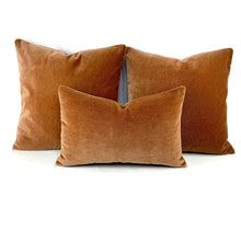Load image into Gallery viewer, Kerry Joyce SCALA in Sepia Mohair Velvet Pillow Cover - 20" x 20"