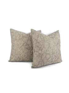 Hodsoll McKenzie Gregory in 598 - 20" x 20" Light Army Green Textured Chenille Abstract Pillow Cover