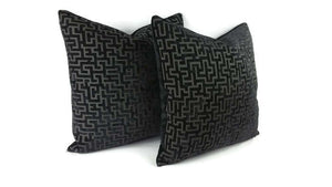 Pindler Segovia in the color Ebony Pillow Cover