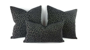 Pindler Segovia in the color Ebony Pillow Cover