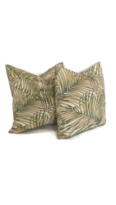 Palm Tree Leafs Outdoor Pillow Cover