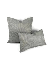 Load image into Gallery viewer, F. Schumacher Colette in the color Charcoal Pillow Cover
