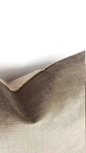 Pindler Firenze in the color Travertine Velvet Pillow Cover