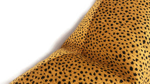 11" x 19.5" Stark Fabrics Paulina Jungle in Black Tawny Pillow Cover