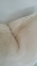 Load image into Gallery viewer, Bewitching in the color Cream - Kravet Faux Fur Pillow Cover
