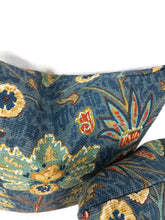 Load image into Gallery viewer, 15.5&quot; x 15.5&quot; Lee Jofa Kerman Floral in the color Indigo Pillow Cover
