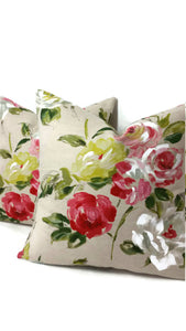 Manuel Canovas Camilla in the color Ete Pillow Cover