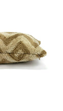 Load image into Gallery viewer, 12&quot; x 25.5&quot; Donghia Zigzag in the color Ginger Lumbar Pillow Cover
