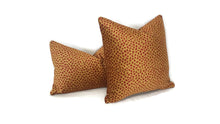 Load image into Gallery viewer, Manuel Canovas Safari in Gold and Red Pillow Cover
