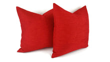 Load image into Gallery viewer, Harlequin Bakari Weaves Azizi Cherry Red Pillow Cover
