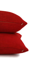 Load image into Gallery viewer, Harlequin Bakari Weaves Azizi Cherry Red Pillow Cover
