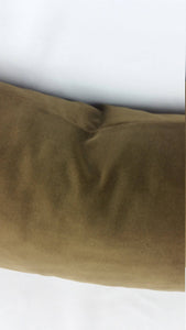 11.5" x 20.5" Plush Velvet Deep Espresso Brown Lumbar Pillow Cover