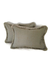 Load image into Gallery viewer, 22&quot; x 16&quot; Kravet Ropework in the color Hazel Lumbar Pillow Cover
