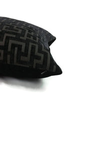 13" x 22" Pindler Segovia in the color Ebony Lumbar Pillow Cover