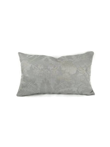 11" x 19.5" F. Schumacher Colette in the color Charcoal Lumbar Pillow Cover