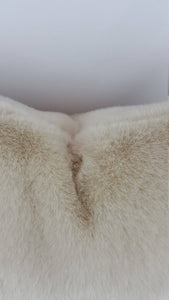 Bewitching in the color Cream - Kravet Faux Fur Pillow Cover