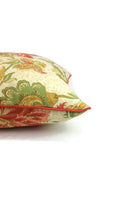 Load image into Gallery viewer, Gramercy Cassis Floral in Rust, Ivory, and Green Pillow Cover
