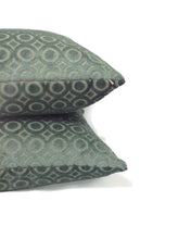 Load image into Gallery viewer, Set of 2: Schumacher Deco Velvet in the color Blue Haze Pillow Cover
