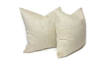 Load image into Gallery viewer, Casamance Mineral in the color Uni Cream Pillow Cover
