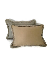 Load image into Gallery viewer, 22&quot; x 16&quot; Kravet Ropework in the color Hazel Lumbar Pillow Cover
