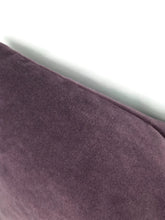 Load image into Gallery viewer, 12&quot; x 20&quot; Dark Purple Velvet Pillow Lumbar Cover
