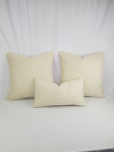 Load image into Gallery viewer, Kravet Couture Surface Matters in the color Vanilla Pillow Cover
