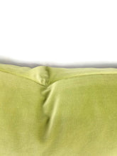 Load image into Gallery viewer, 11.5&quot; x 20&quot; Kravet Versailles Velvet Apple Green Lumbar Pillow Cover
