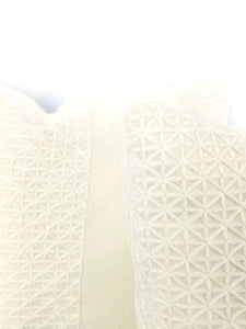 F. Schumacher Charmant in the color Ivory Pillow Cover