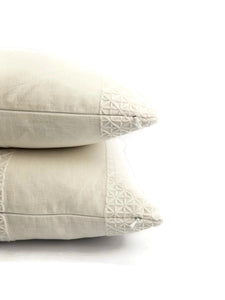 F. Schumacher Charmant in the color Ivory Pillow Cover