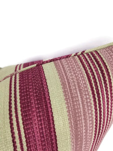 Manuel Canovas Lunel in the color Prune with Self-Welt Pillow Cover