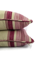 Load image into Gallery viewer, Manuel Canovas Lunel in the color Prune with Self-Welt Pillow Cover
