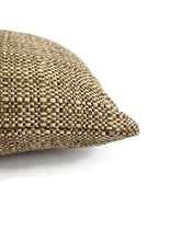 Load image into Gallery viewer, 13&quot; x 19.5&quot; Brown and Tan Basket Woven Textured Lumbar Pillow Cover
