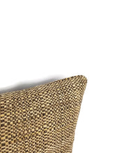 Load image into Gallery viewer, 13&quot; x 19.5&quot; Brown and Tan Basket Woven Textured Lumbar Pillow Cover
