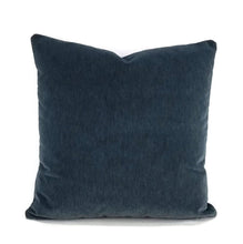 Load image into Gallery viewer, Pollack Soho Plush in Hudson Pillow Cover - 20&quot; x 20&quot; Plush Velvet in Dark Blue/Teal Pillow Cover
