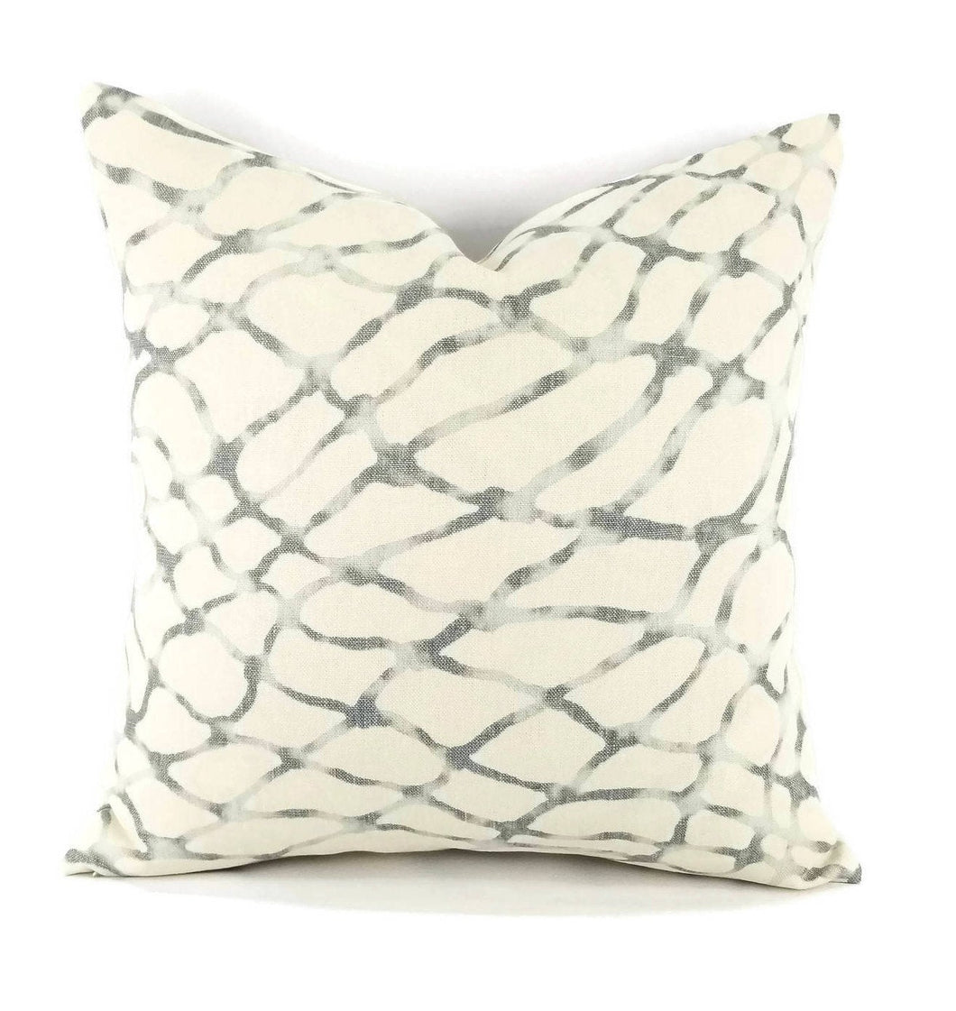 Kravet - Jeffrey Alan Waterpolo in the color Stone Pillow Cover