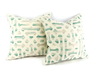 Set of 2: Kravet - Jeffrey Alan Marks Frame color River Pillow Cover