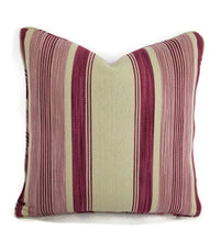 Load image into Gallery viewer, Manuel Canovas Lunel in the color Prune with Self-Welt Pillow Cover
