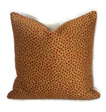 Load image into Gallery viewer, Manuel Canovas Safari in Gold and Red Pillow Cover
