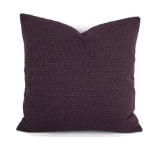 Load image into Gallery viewer, Jim Thompson Naxos in the color Eggplant Pillow Cover - 20&quot; x 20&quot;
