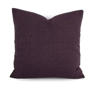 Jim Thompson Naxos in the color Eggplant Pillow Cover - 20" x 20"