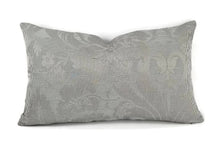 Load image into Gallery viewer, 11&quot; x 19.5&quot; F. Schumacher Colette in the color Charcoal Lumbar Pillow Cover
